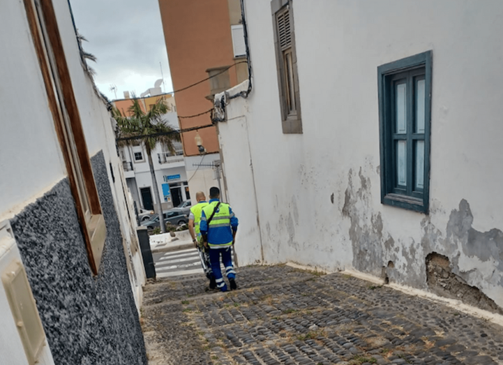 Imagen de una evacuación sanitaria en La Montañeta de San Juan / TA